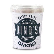 Dino's Famous All American Style Crispy Fried Onions, 150 g