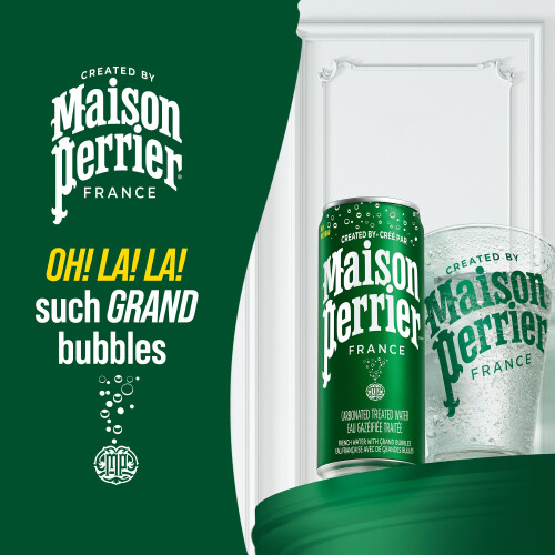 Maison Perrier Plain Sparkling Water cans 8x330ml 2