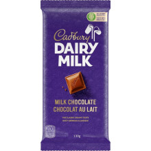 Cadbury Dairy Milk Chocolate Bar, Smooth & Creamy, 180 g (Pack of 1)