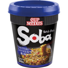 NISSIN Soba Wok Style Yakitori Chicken Instant Noodles, 89 g
