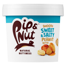 Pip & Nut Smooth Peanut Butter, Sweet and Salty, 1kg