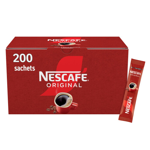 Nescafe NESCAFÉ Original Instant Coffee Sachets - 200 x 1.8g Sticks