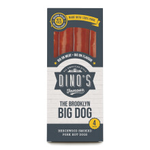 Dino's Famous All American Style Brooklyn Big Dog, 4 Hot Dogs, 360 g