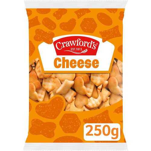 Crawford's Savouries Cheese Baked Snacks 250g