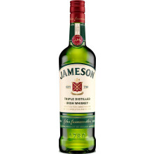 Jameson Original Triple Distilled Blended Irish Whiskey, 40% ABV, 70cl
