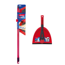 Vileda 160496 DuActiva 2-in-1 Anti-Dust Broom and Dustpan & Brush Set