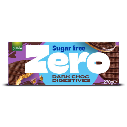 Gullon Zero Sugar Free Dark Chocolate Digestive 270g