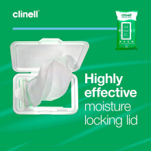 Clinell Universal Cleaning & Disinfecting Wipes, 16x 70 XL Wipes (1120), Kills 99.99% Germs, Quick Action, Moisture Lock Lid.
