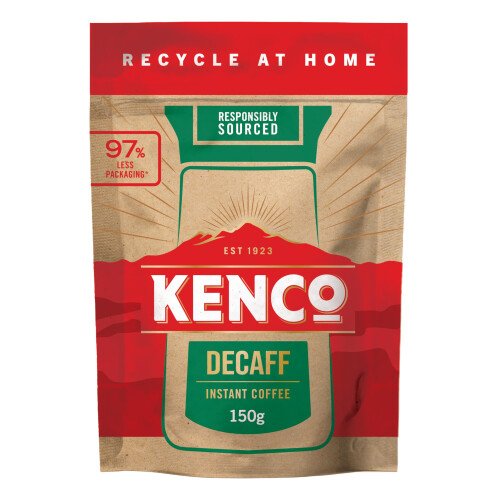 Kenco Kenco Decaf Medium Roast Instant Coffee Granules, 5 x 150g Paper Refills 1