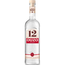 Ouzo 12 70 cl, 38% ABV - Greek aniseed Liqueur