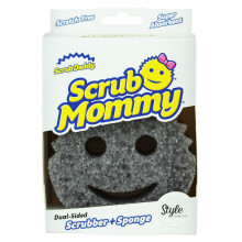 Scrub Daddy Scrub Mommy Cleaning Sponges – Dual Sided, Non Scratch FlexTexture Scourers, Smiley Style, Single Pack.