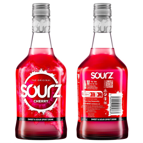 Sourz Cherry Liqueur, 15% ABV - 70cl 2