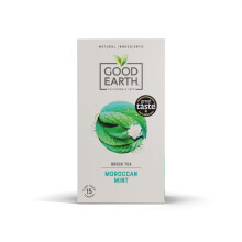 Good Earth Tea Co. Moroccan Mint Tea Bags – Refreshing Green Blend with Mint and Sweet Spearmint – 15 Plant-Based Teabags
