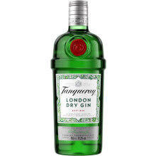 Tanqueray London Dry Gin | 41.3% vol | 70cl | Made with 4 Gin Botanicals | Distilled 4 Times | Enjoy with Ice & Tonic