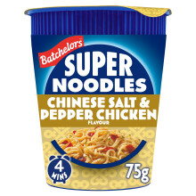 Batchelors Super Noodles Chinese Salt & Pepper Chicken, 75 g Pot