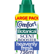 Comfort Botanical Heavenly Fresh Scent Booster Elixir up to 10x more fragrance* infuses laundry with long-lasting freshness 736 ml