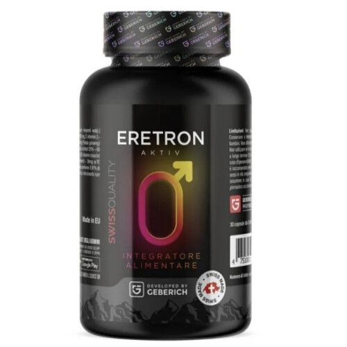 Eretron Aktiv 30 κάψουλες – μάκα, τζένσεν, σερένοα, ψευδάργυρος
