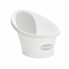 Shnuggle Baby Bath Tub, for Newborns up to 12 Months. Ergonomic Bum Bump Support, Soft Foam Backrest, Integrated Plug. Compact.