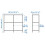 IKEA VITTSJÖ Glass Shelving Unit 100x36x93 cm 3