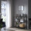 IKEA VITTSJÖ Glass Shelving Unit 100x36x93 cm 5
