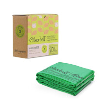 Korbell Eco Nappy Bin Liners 3 Pack - Scented Refill Rolls