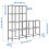 IKEA VITTSJÖ Glass Storage Unit 200x36x175 cm 2