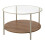 IKEA VITTSJÖ Round Glass Coffee Table 75 cm 1
