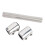 Flexibles Kühlerschlauch-Set 12 Zoll silber 11