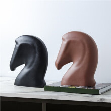 Modern Minimalist Resin Abstract Horse Ornaments,Living Room Foyer Office Desktop Decoration Crafts,Aesthetic B