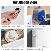 Universal THU068 CP Trip Lvr for St743S Side Mount Toilet Flush Tank Lever Handle for TOTO Toilet Tank