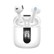 JBES Wireless Earbuds Bluetooth Earphones, 60H Deep Bass Ear Buds with 6 Noise Cancelling Microphone, IP5 Waterproof in Ear Headphones for iPhone Andr