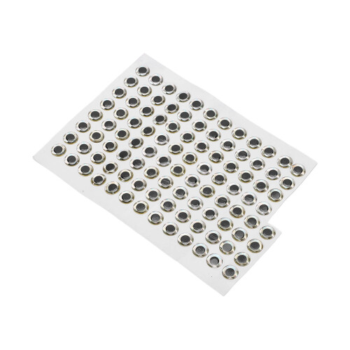 3D Fischaugen Aufkleber 10mm 100 Stück