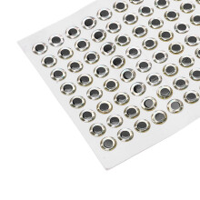 3D Simulations Fischaugen 10mm 100 Stück Silber