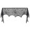 Rectangular Polyester Lace Spider Web Tablecloth 1