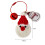 LED Suction Cup Window Light 3D Christmas Chandelier 6 pcs 5