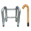 Inflatable Halloween Walker and Crutches Ghost Costume 1