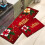 Washable Christmas Placemats Vintage Snowflake Design 2