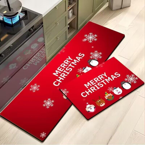 Washable Christmas Placemats Vintage Snowflake Design 2