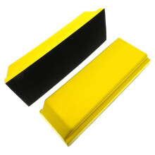 Manual Sanding Blocks, Foam Sanding Blocks (2 Pc), Sandpaper Tools, Polishing Pad, Suitable for Hook and Loop Sandpaper.
