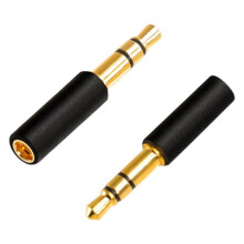 1 Pair 2.5mm Male to MMCX Female Headphone Adapter, Audio Connector for Replacement Headphones