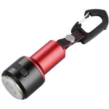 Miniatur-LED-Taschenlampe, 300 Lm, Typ-C, Wiederaufladbar, 7 Leuchtmodi, Camping, Wandern, Notfall-Schlüsselanhängerlampe