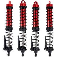 4 Pcs 135mm Metal Shock Absorbers for 1/8 Scale RC Model Truck Modification Upgrade Parts A