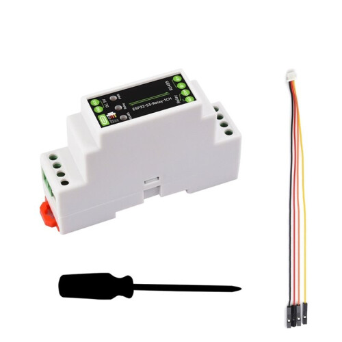 Módulo de Relé WiFi ESP32-S3-Relay-1CH, Placa de Control Industrial ESP32-S3,  5.0, RS485, USB Tipo C