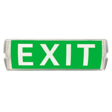 110-240V Commercial LED Emergency Sign Lamp Exit Sign Green Evacuation Indicator Light Safety Right Neon Light Mall