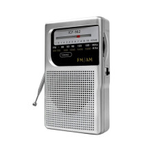 Portable FM/AM Dual Band Radio Receiver with Antenna for Elder for Outdoor for Home for Camping for Travel Daily Use