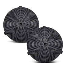 Filtros de Carvão Ativado WRHF005S2 para Coifas de Cozinha Sem Dutos para Winflo, Pacote com 2 Unidades.