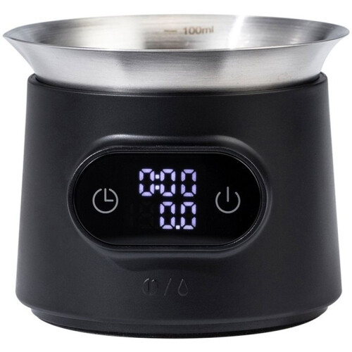 Dosing Cup Scale with LED Display-Sleek Precision,Digital Espresso Coffee Grounds Scale Must-Have Home Barista-Brewing