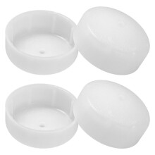 Embouts de Patins pour Pieds de Déambulateur de 1 1/8 Po, Protections pour Pieds de Déambulateur, Embouts de Glissement Lisses pour Déambulateurs