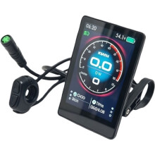860C Actualizado, Pantalla con Protocolo UART 866C para Motores para Bafang Mid-Drive, para BBS01B, BBS02B, G340, G320, BBSHD, BBS03, 250W-750W