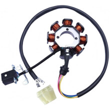AC 8 Coil 5 Wire Magneto Stator Alternator Stator for 125cc 150cc 200cc 250cc ATV Dirt Bike